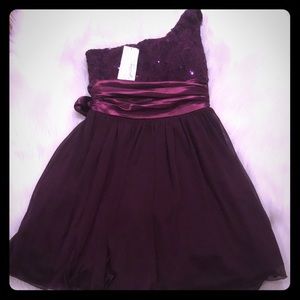 Speechless one shoulder flowy dress